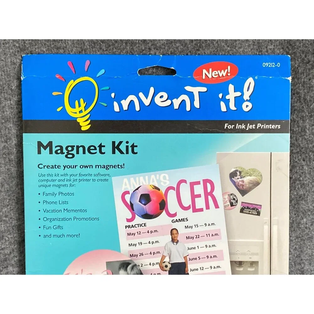 VTG U Create It UCIM09 & Invent It 09212-0 Heavy Weight Sealed Magnet Kit Person